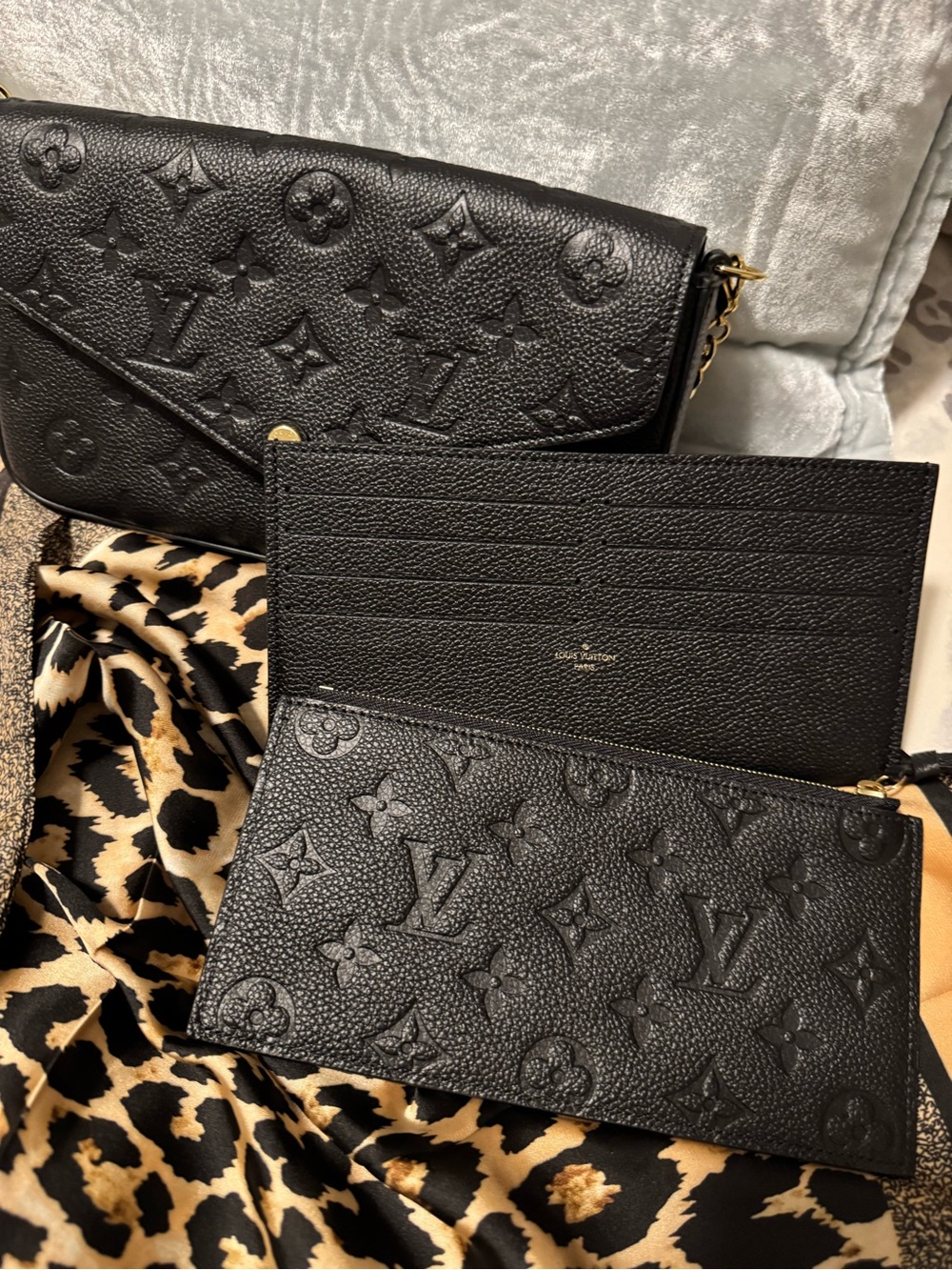 Louis Vuitton Black Pochette Felicie - Picture 4 of 8